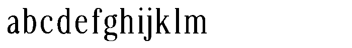 Brastine Contrast Light Condensed FONT