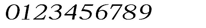 Brastine Contrast Light Expanded Italic Font OTHER CHARS