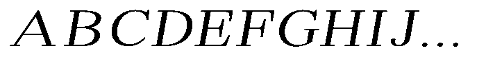 Brastine Contrast Light Expanded Italic Font UPPERCASE