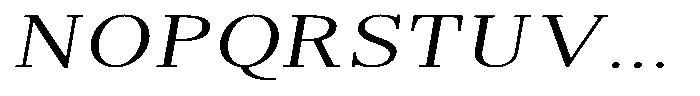 Brastine Contrast Light Expanded Italic Font UPPERCASE