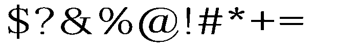 Brastine Contrast Light Expanded Font OTHER CHARS