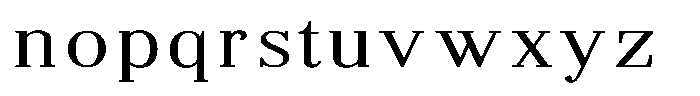 Brastine Contrast Light Expanded Font LOWERCASE