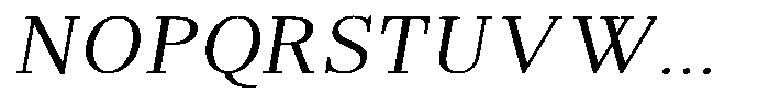 Brastine Contrast Light Italic Font UPPERCASE