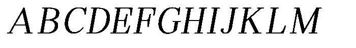 Brastine Contrast Light Semi Condensed Italic Font UPPERCASE
