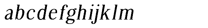 Brastine Contrast Light Semi Condensed Italic FONT