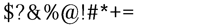 Brastine Contrast Light Semi Condensed Font OTHER CHARS