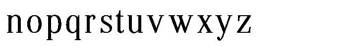 Brastine Contrast Light Semi Condensed Font LOWERCASE