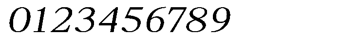 Brastine Contrast Light Semi Expanded Italic Font OTHER CHARS