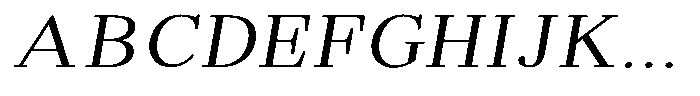 Brastine Contrast Light Semi Expanded Italic Font UPPERCASE