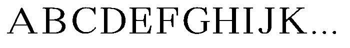 Brastine Contrast Light Semi Expanded Font UPPERCASE