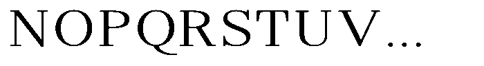 Brastine Contrast Light Semi Expanded Font UPPERCASE