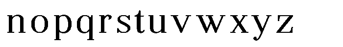 Brastine Contrast Light Semi Expanded Font LOWERCASE
