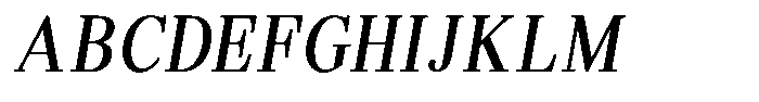 Brastine Contrast Medium Condensed Italic Font UPPERCASE