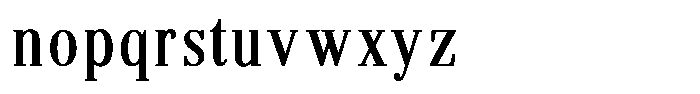 Brastine Contrast Medium Condensed Font LOWERCASE