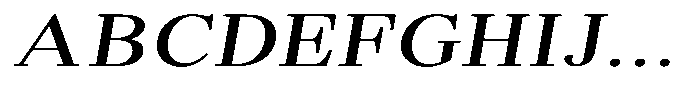 Brastine Contrast Medium Expanded Italic Font UPPERCASE