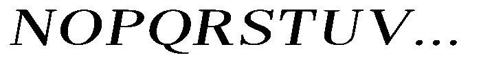 Brastine Contrast Medium Expanded Italic Font UPPERCASE