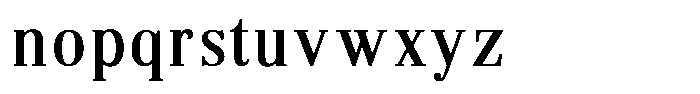 Brastine Contrast Medium Semi Condensed Font LOWERCASE