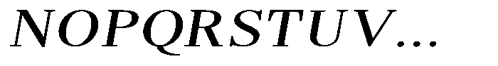 Brastine Contrast Medium Semi Expanded Italic Font UPPERCASE