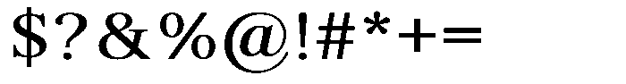 Brastine Contrast Medium Semi Expanded Font OTHER CHARS