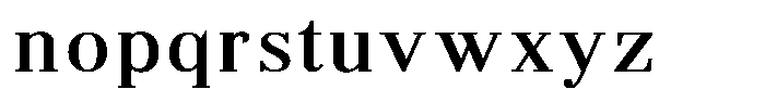 Brastine Contrast Medium Semi Expanded Font LOWERCASE