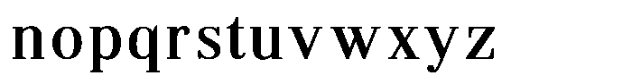Brastine Contrast Medium Font LOWERCASE