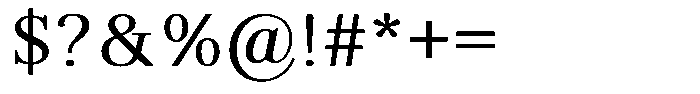 Brastine Contrast Regular Font OTHER CHARS