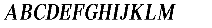 Brastine Contrast Semi Bold Condensed Italic Font UPPERCASE