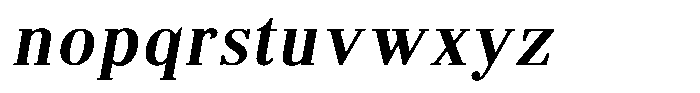 Brastine Contrast Semi Bold Italic Font LOWERCASE