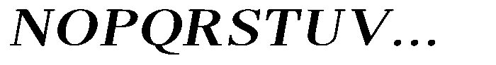 Brastine Contrast Semi Bold Semi Expanded Italic Font UPPERCASE