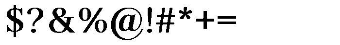 Brastine Contrast Semi Bold Font OTHER CHARS
