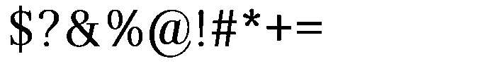 Brastine Contrast Semi Condensed Font OTHER CHARS