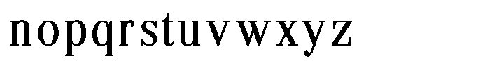 Brastine Contrast Semi Condensed Font LOWERCASE