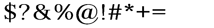 Brastine Contrast Semi Expanded Font OTHER CHARS