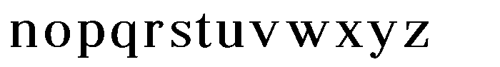 Brastine Contrast Semi Expanded Font LOWERCASE