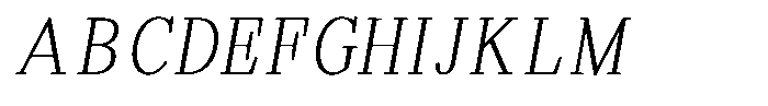 Brastine Contrast Thin Condensed Italic Font UPPERCASE