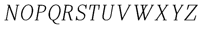 Brastine Contrast Thin Condensed Italic Font UPPERCASE