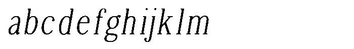 Brastine Contrast Thin Condensed Italic FONT