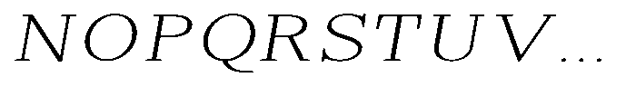 Brastine Contrast Thin Expanded Italic Font UPPERCASE