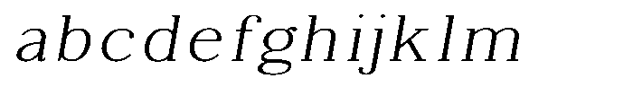 Brastine Contrast Thin Expanded Italic FONT