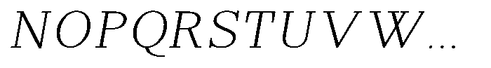 Brastine Contrast Thin Italic Font UPPERCASE