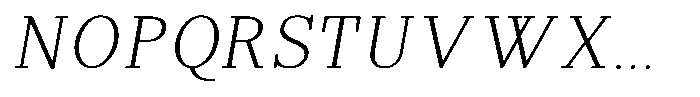 Brastine Contrast Thin Semi Condensed Italic Font UPPERCASE