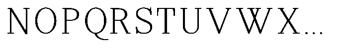 Brastine Contrast Thin Semi Condensed Font UPPERCASE