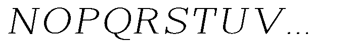 Brastine Contrast Thin Semi Expanded Italic Font UPPERCASE
