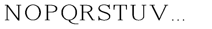 Brastine Contrast Thin Semi Expanded Font UPPERCASE