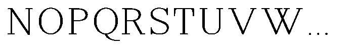 Brastine Contrast Thin Font UPPERCASE