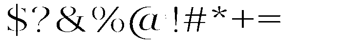 Brastine Expanded Font OTHER CHARS