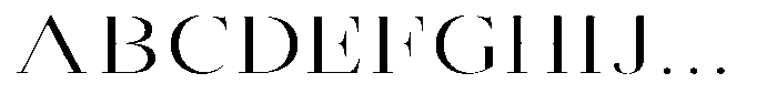 Brastine Expanded Font UPPERCASE
