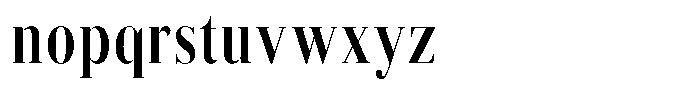 Brastine Extra Bold Condensed Font LOWERCASE