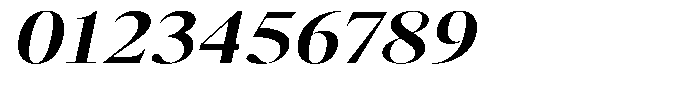Brastine Extra Bold Expanded Italic Font OTHER CHARS