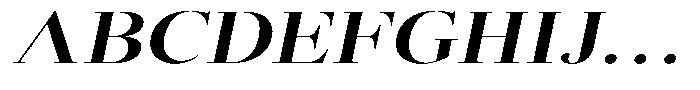 Brastine Extra Bold Expanded Italic Font UPPERCASE